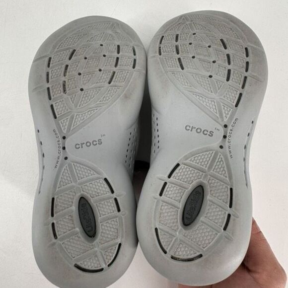 Crocs Women's Sneakers Literide 360 Pacer Lace Up Tennis Shoes Size 4 Black - Picture 9 of 11